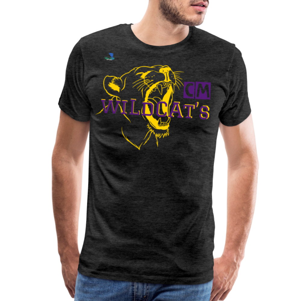 Carrier Mills Wildcats Unisex Premium T-Shirt - charcoal grey