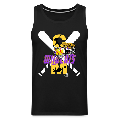 Carrier Mills Softball Men’s Premium Tank - black