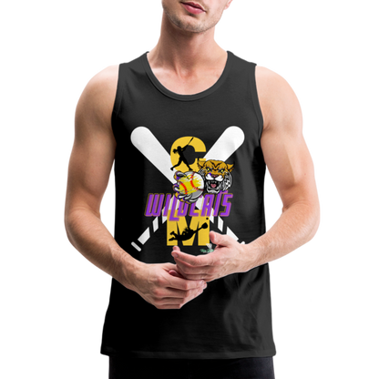 Carrier Mills Softball Men’s Premium Tank - black