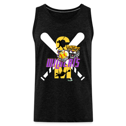 Carrier Mills Softball Men’s Premium Tank - charcoal grey