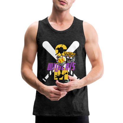 Carrier Mills Softball Men’s Premium Tank - charcoal grey