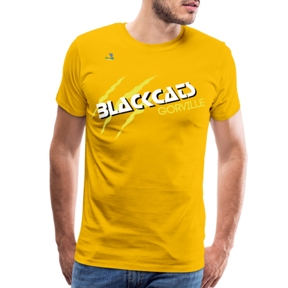 Goreville Blackcat’s Unisex Premium T-Shirt - sun yellow